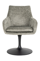 Pedestal Upholstered Swivel Chair | Richmond Interiors Marlon