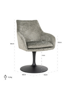 Pedestal Upholstered Swivel Chair | Richmond Interiors Marlon