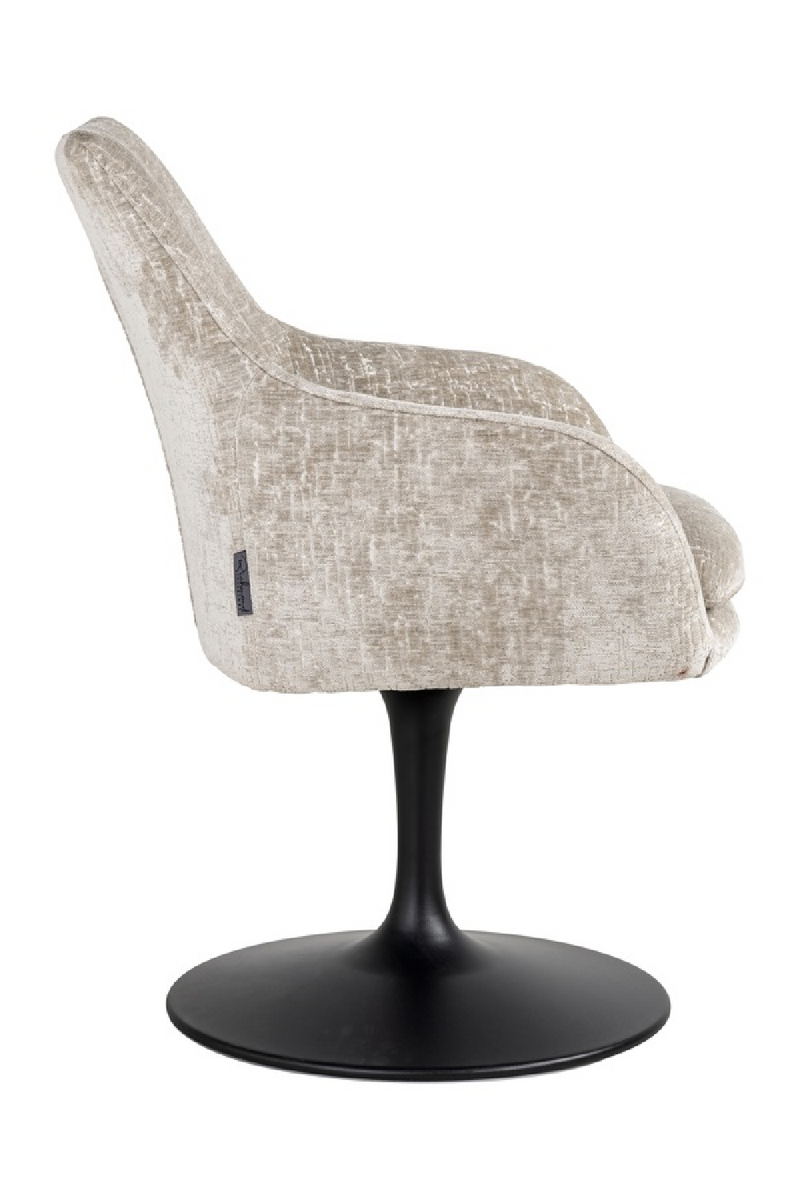 Pedestal Upholstered Swivel Chair | OROA Marlon | Oroatrade.com