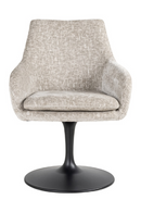 Pedestal Upholstered Swivel Chair | Richmond Interiors Marlon | Oroatrade.com