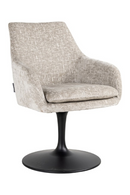 Pedestal Upholstered Swivel Chair | Richmond Interiors Marlon | Oroatrade.com