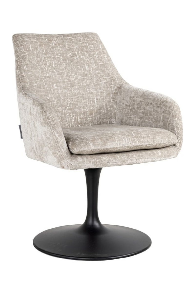 Pedestal Upholstered Swivel Chair | OROA Marlon | Oroatrade.com