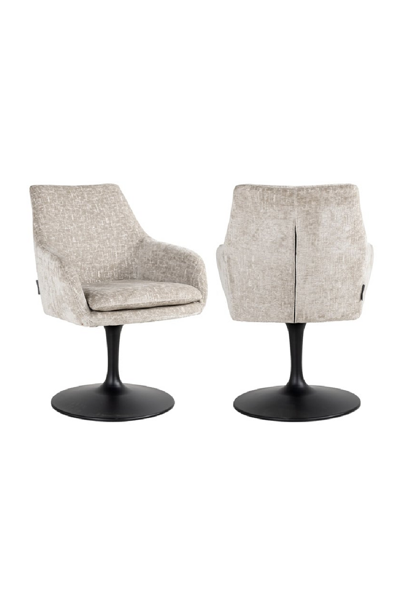 Pedestal Upholstered Swivel Chair | OROA Marlon | Oroatrade.com