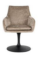 Pedestal Upholstered Swivel Chair | Richmond Interiors Marlon | Oroatrade.com