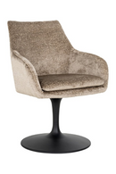 Pedestal Upholstered Swivel Chair | Richmond Interiors Marlon | Oroatrade.com