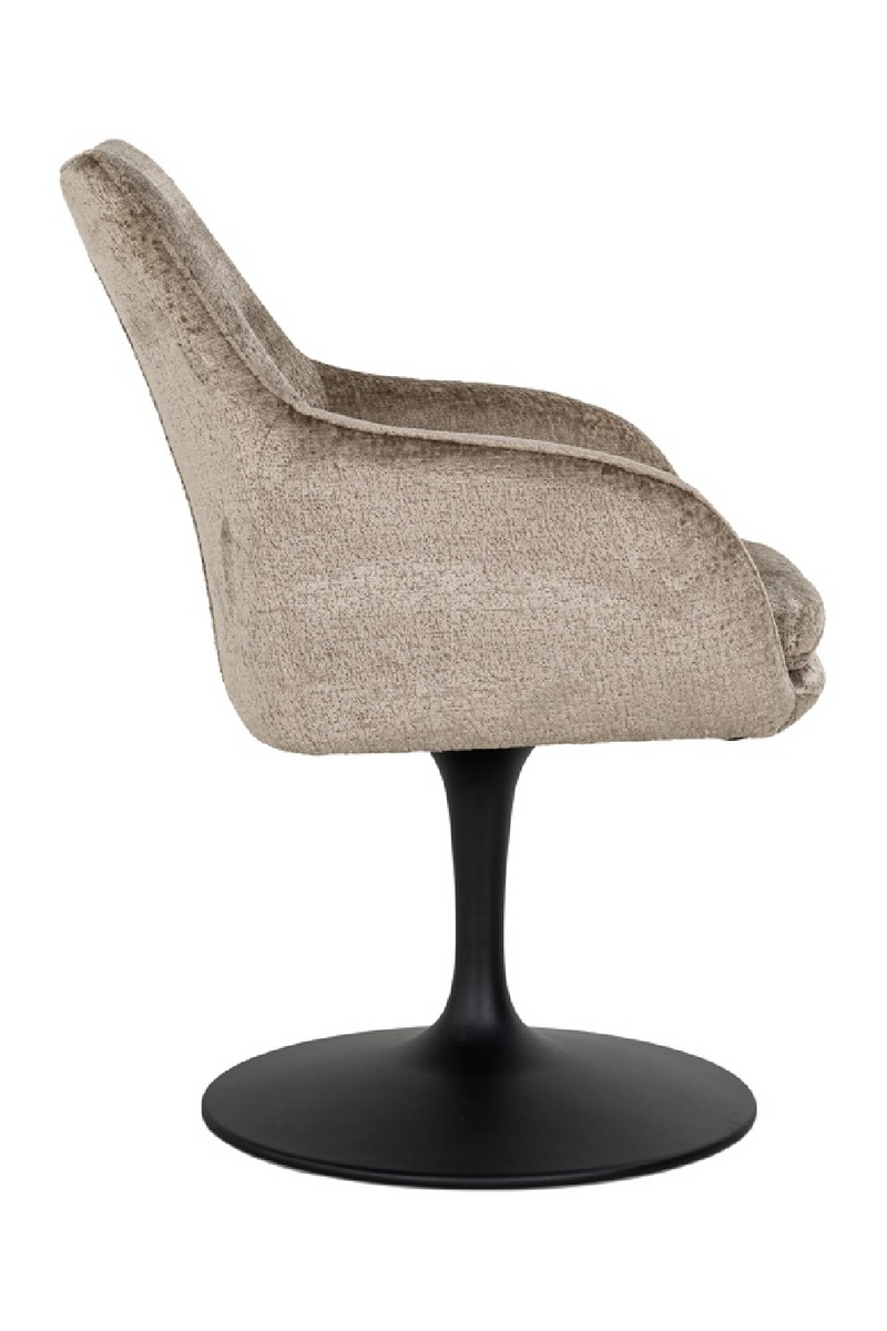 Pedestal Upholstered Swivel Chair | OROA Marlon | Oroatrade.com