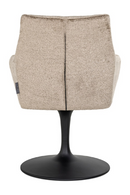 Pedestal Upholstered Swivel Chair | Richmond Interiors Marlon | Oroatrade.com