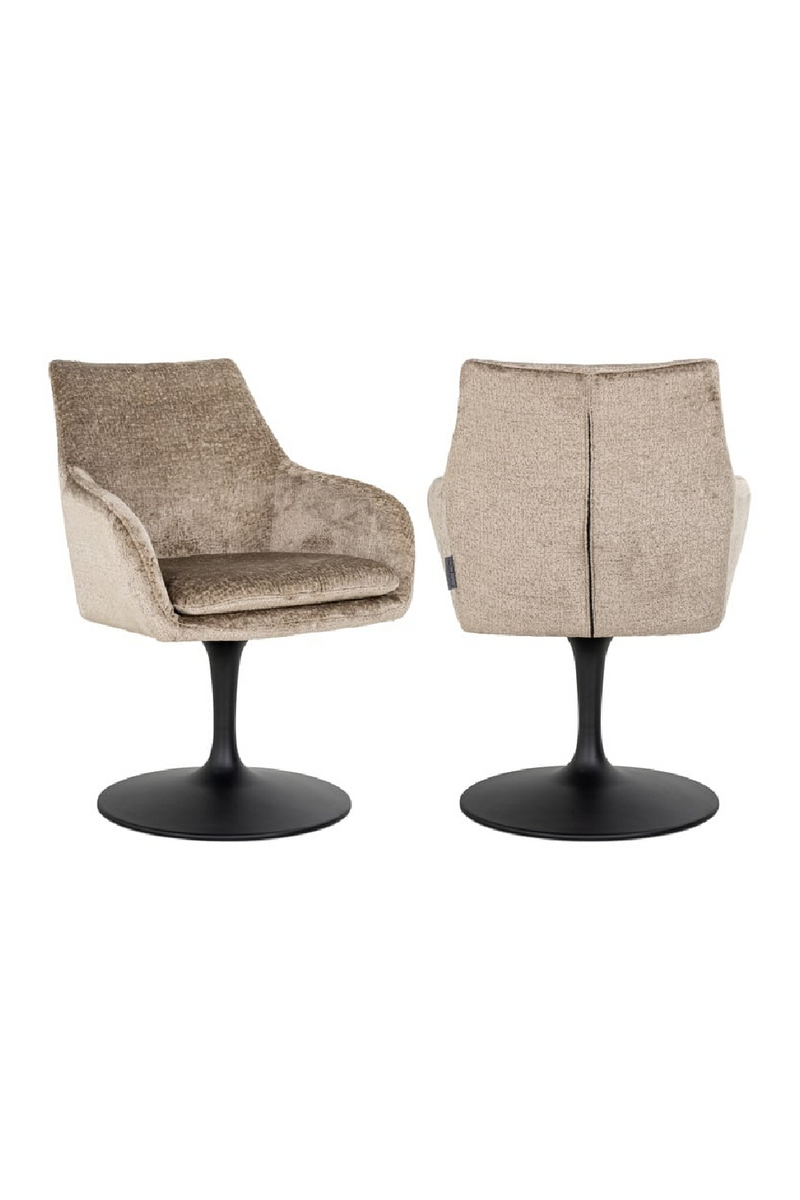 Pedestal Upholstered Swivel Chair | OROA Marlon | Oroatrade.com