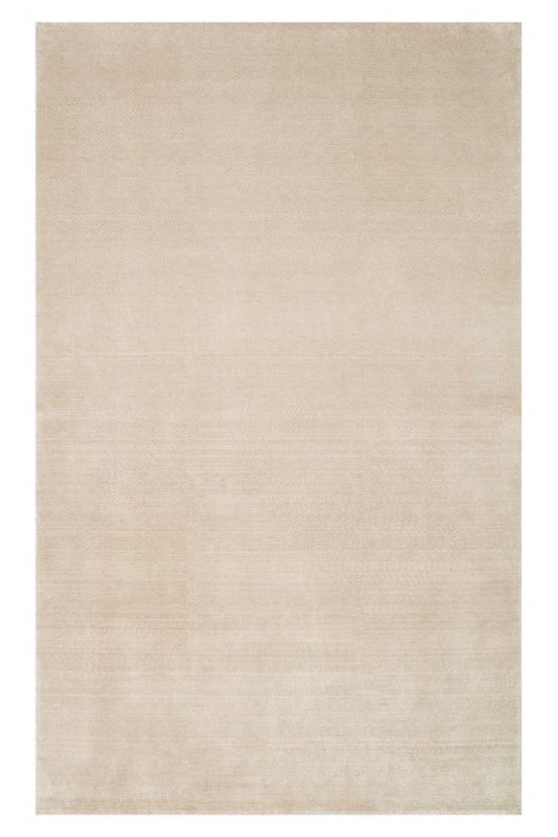 Beige Viscose Carpet 6'5" x 10' | OROA Beniz | Oroatrade.com