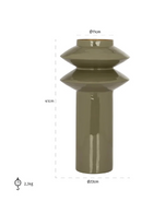 Olive Green Iron Vase | Richmond Interiors Flora | Oroatrade.com