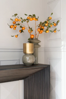 Olive Green Iron Vase | Richmond Interiors Flora | Oroatrade.com