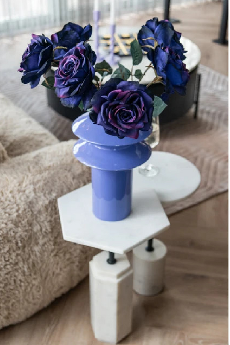 Blue Iron Modern Vase | OROA Cedar | Oroatrade.com