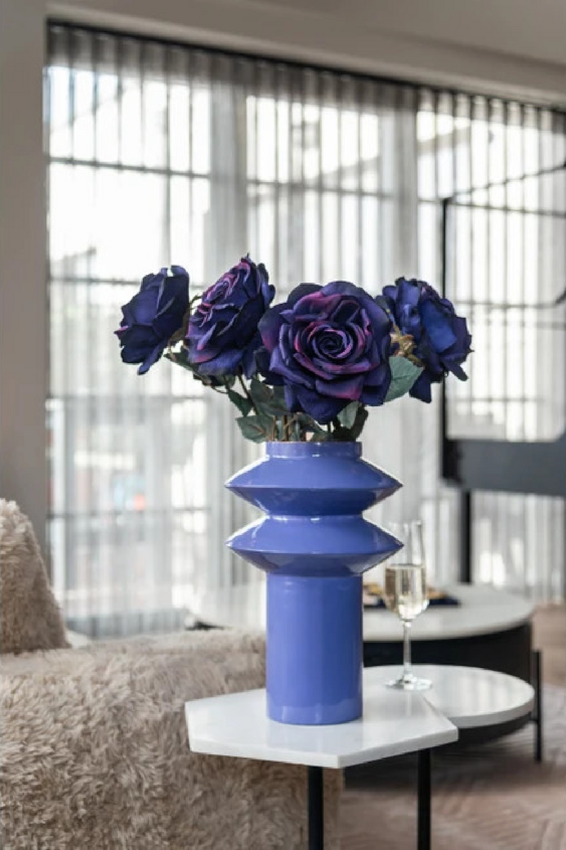 Blue Iron Modern Vase | OROA Cedar | Oroatrade.com