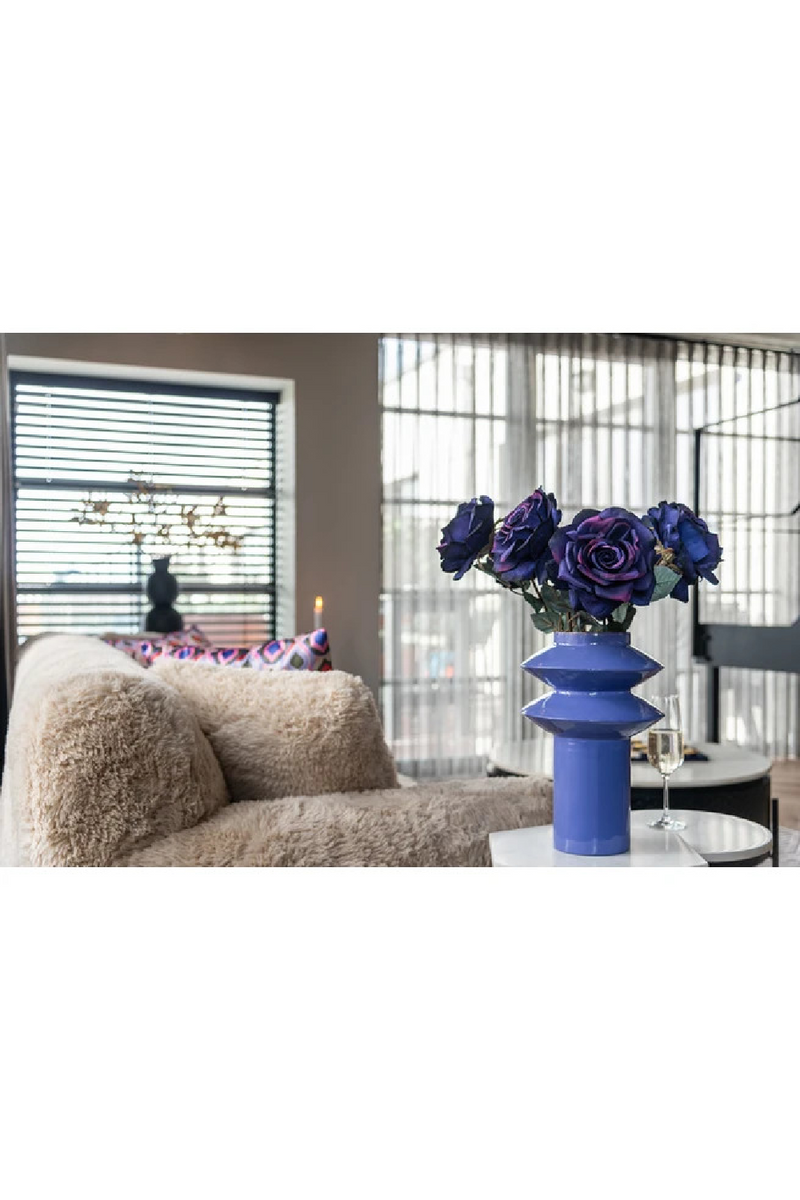 Blue Iron Modern Vase | OROA Cedar | Oroatrade.com