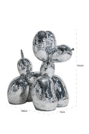 Mosaic Glass Sculptural Deco L | Richmond Interiors Dog | Oroatrade.com