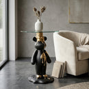 Hospitality furniture - Sculptural Decorative Side Table - www.oroatrade.com