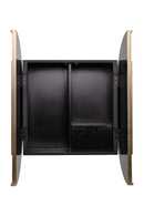 Circular Gold Wall Cabinet | Richmond Interiors Bowie | Oroatrade.com