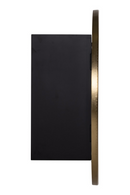 Circular Gold Wall Cabinet | Richmond Interiors Bowie | Oroatrade.com