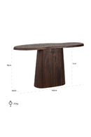 Wooden Organic-Shaped Console | Richmond Interiors Odile | Oroatrade.com
