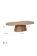 Natural Oak Organic Coffee Table | Richmond Interiors Riva | Oroatrade.com