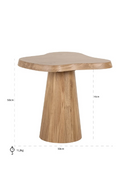 Natural Oak Side Table | Richmond Interiors Riva | Oroatrade.com