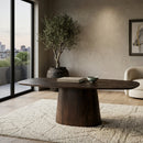 Wooden Oval Dining Table | Richmond Interiors Alix