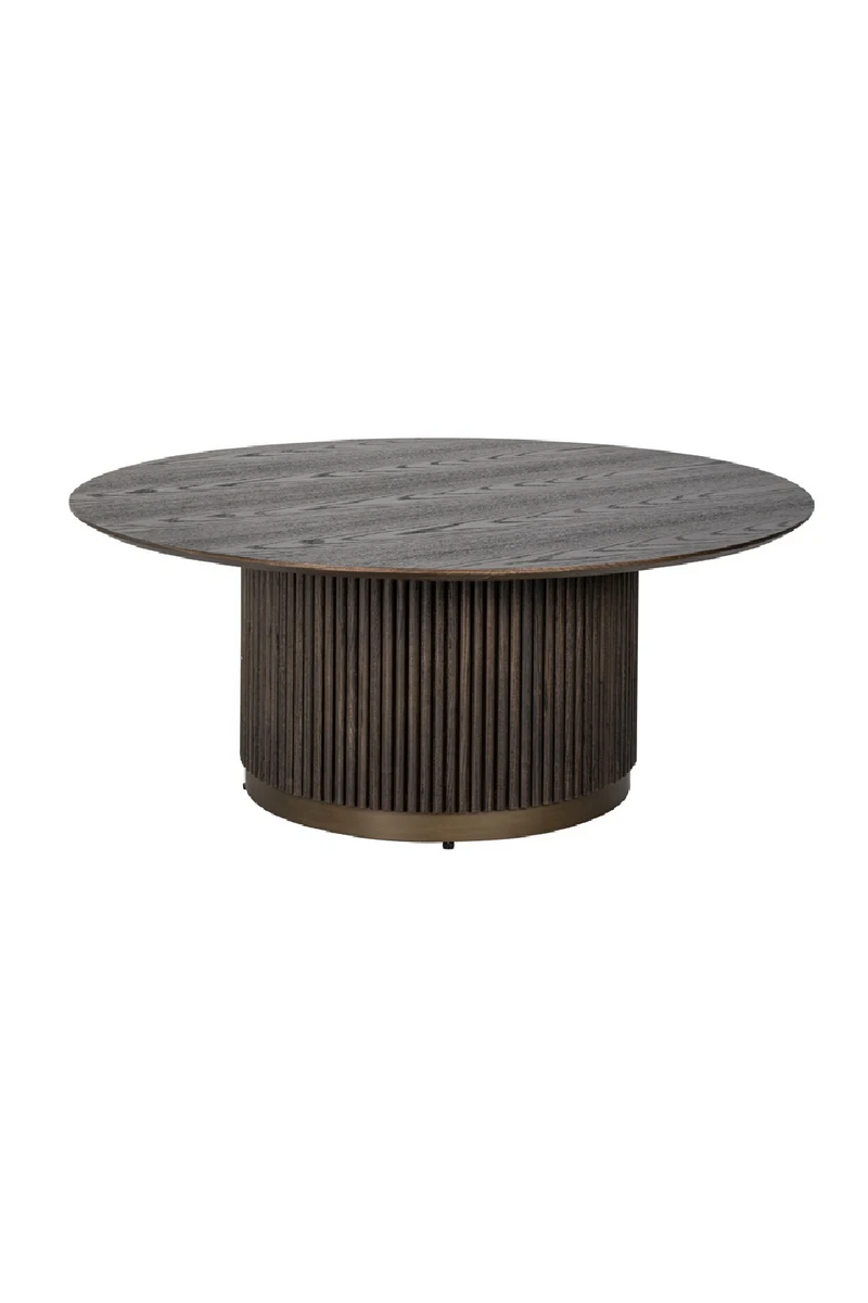 Round Wooden Coffee Table | OROA Luxor | Oroatrade.com