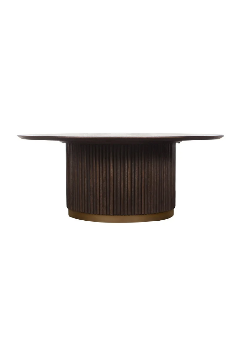 Round Wooden Coffee Table | OROA Luxor | Oroatrade.com