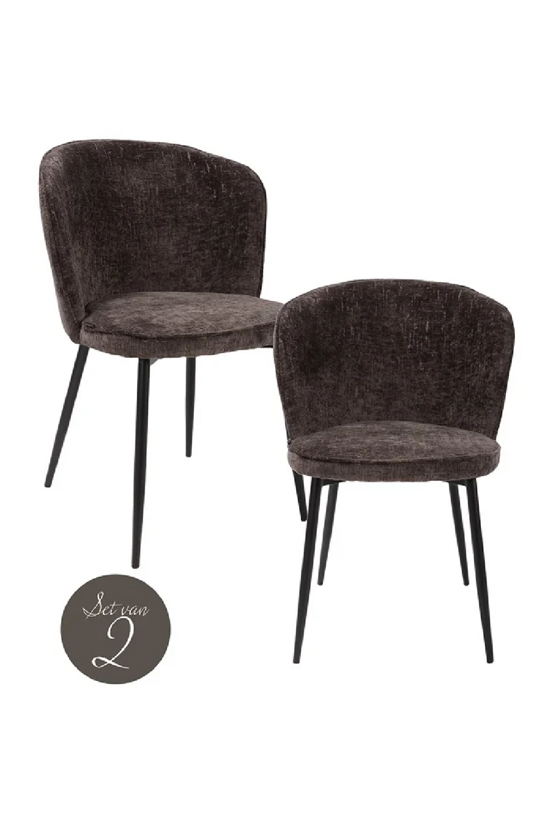 Minimalist Upholstered Dining Chairs (2) | OROA Sandy | Oroatrade.com