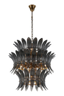 Glass Contemporary Hanging Lamp | Richmond Interiors Salina | Oroatrade.com