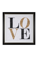 Framed LOVE Wall Art | Richmond Interiors Amour | Oroatrade.com