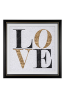 Framed LOVE Wall Art | Richmond Interiors Amour | Oroatrade.com