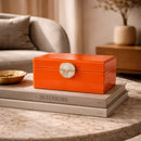 Orange Modern Jewelry Box | Richmond Interiors Lia