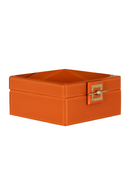 Orange Glass Jewelry Box | Richmond Interiors Bodine