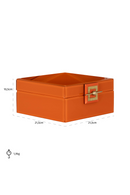 Orange Glass Jewelry Box | Richmond Interiors Bodine