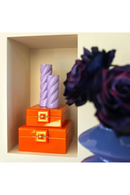 Orange Glass Jewelry Box | Richmond Interiors Bodine