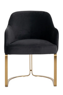 Dark Gray Velvet Armchair | Richmond Interiors Hadley | Oroatrade.com