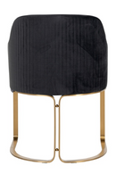 Dark Gray Velvet Armchair | Richmond Interiors Hadley | Oroatrade.com