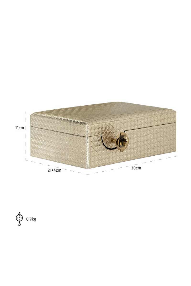 Gold Jewelry Box | OROA Trace | Oroatrade.com