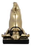 Gold Sculptural Books Standard | Richmond Interiors Hippo | Oroatrade.com