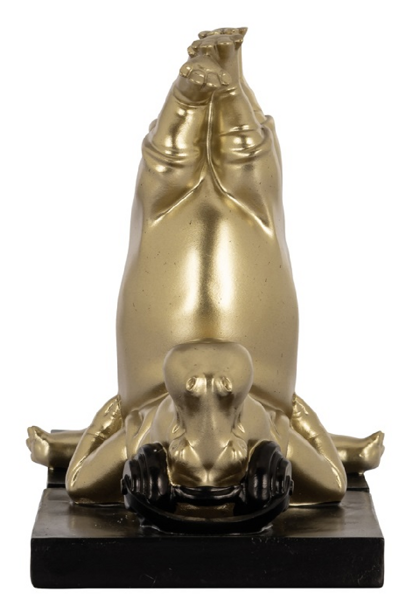 Gold Sculptural Books Standard | OROA Hippo | Oroatrade.com