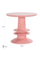 Pink Pedestal Side Table | Richmond Interiors Josy | Oroatrade.com