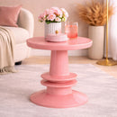 Pink Pedestal Side Table | Richmond Interiors Josy