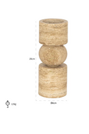 Beige Stone Candle Holder | Richmond Interiors Alaina | Oroatrade.com