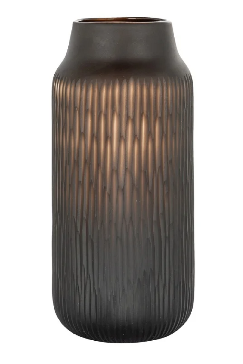 Black Glass Modern Vase | OROA Jarno | Oroatrade.com