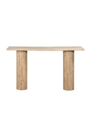 Cream Travertine Console Table | Richmond Interiors Hampton | Oroatrade.com