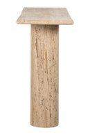 Cream Travertine Console Table | Richmond Interiors Hampton | Oroatrade.com