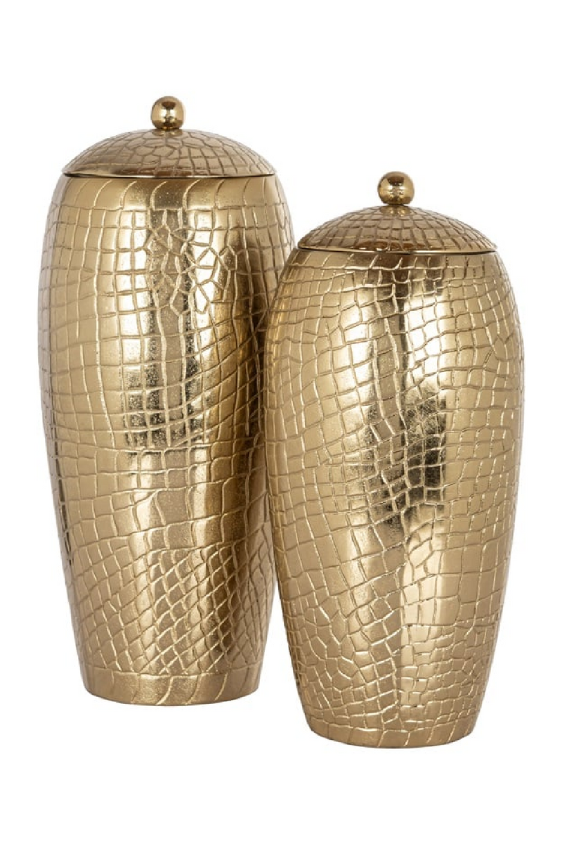 Gold Aluminium Jar | OROA Marieke | Oroatrade.com