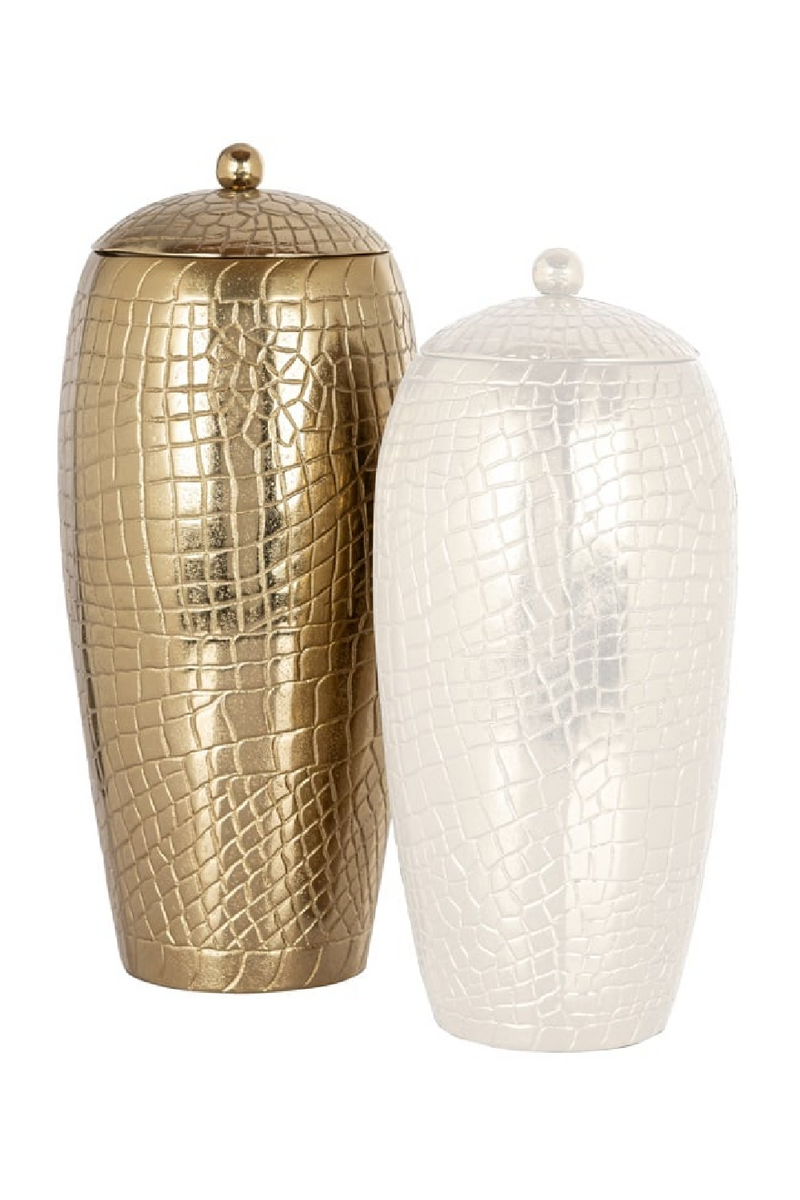 Gold Aluminium Jar | OROA Marieke | Oroatrade.com