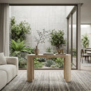 Beige Travertine Console Table | Richmond Interiors Biltmore